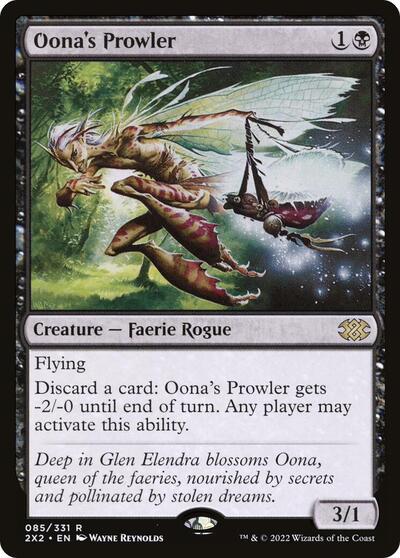 Oonas Prowler (2X2) #85 Rare (Near Mint) Double Masters 2022 Magic: The Gathering: 2022