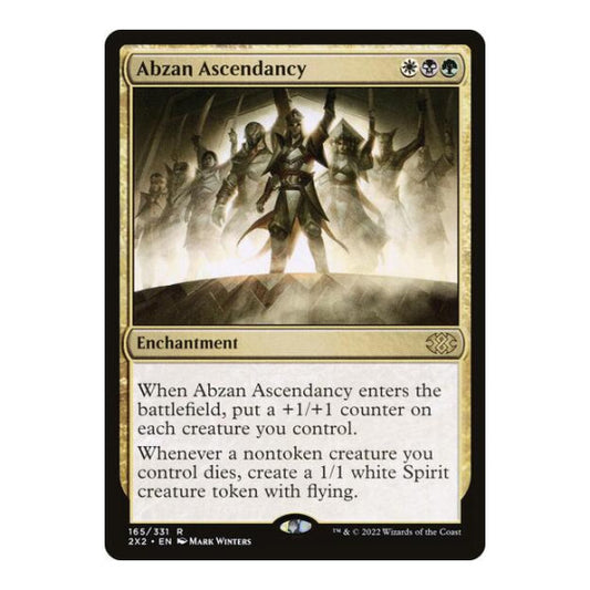 Abzan Ascendancy (2X2) #165 Rare (Moderately Played) Double Masters 2022 Magic: The Gathering: 2022