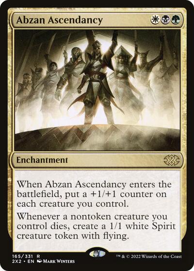 Abzan Ascendancy (2X2) #165 Rare (Moderately Played) Double Masters 2022 Magic: The Gathering: 2022
