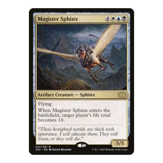 Magister Sphinx (2X2) #247 Rare (Lightly Played) Double Masters 2022 Magic: The Gathering: 2022