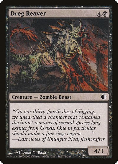 2008 Magic: Shards of Alara (ALA) - Dreg Reaver (#73, Common)