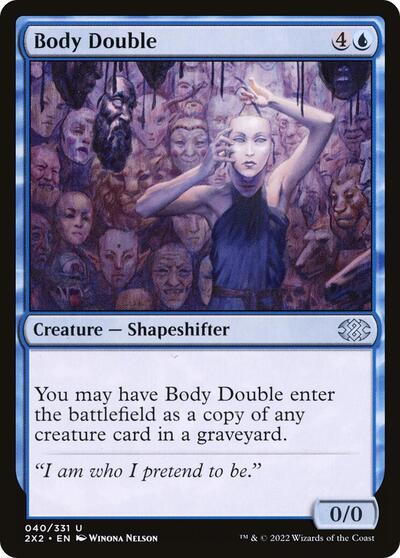 Body Double (2X2) #40 Uncommon (Lightly Played) Double Masters 2022 Magic: The Gathering: 2022