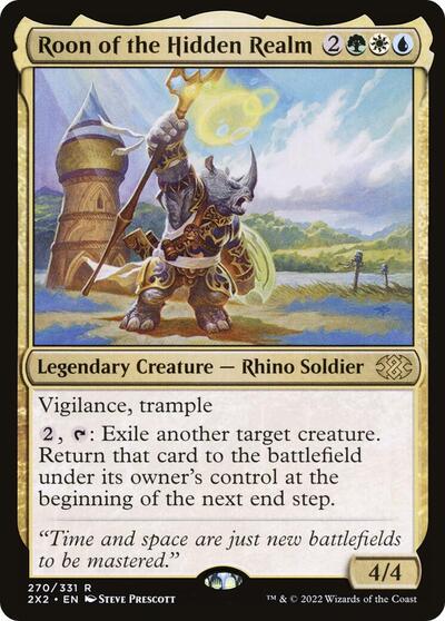 Roon of the Hidden Realm (2X2) #270 Rare (Lightly Played) Double Masters 2022 Magic: The Gathering: 2022
