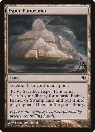 Esper Panorama (ALA) #223 Common Shards of Alara Magic: The Gathering: 2008