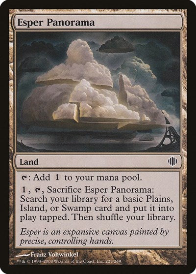 Esper Panorama (ALA) #223 Common (Lightly Played) Shards of Alara Magic: 2008