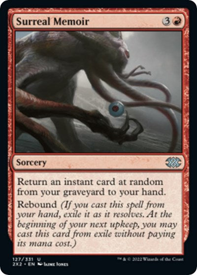 Surreal Memoir (2X2) #127 Uncommon (Lightly Played) Double Masters 2022 Magic: 2022