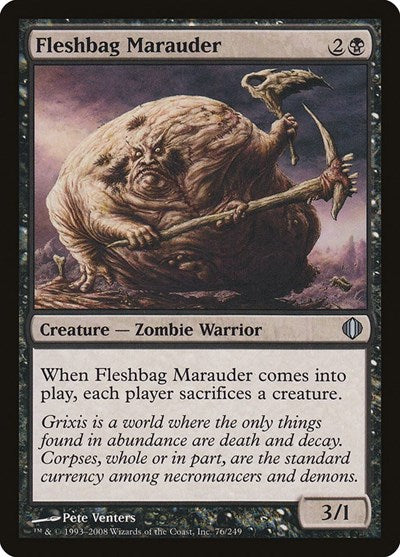 Fleshbag Marauder (ALA) #76 Uncommon Shards of Alara Magic: The Gathering: 2008