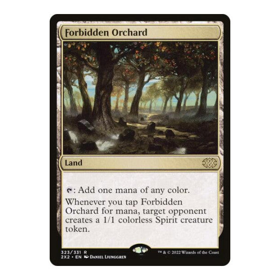Forbidden Orchard (2X2) #323 Rare (Moderately Played) Double Masters 2022 Magic: The Gathering: 2022