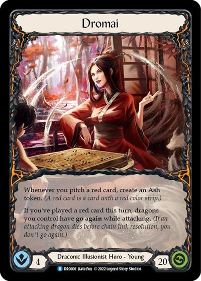 Dromai (DRO) #DRO001 Rare (Rainbow Foil Near Mint) Blitz Deck: Uprising - Dromai Flesh and Blood TCG: 2022