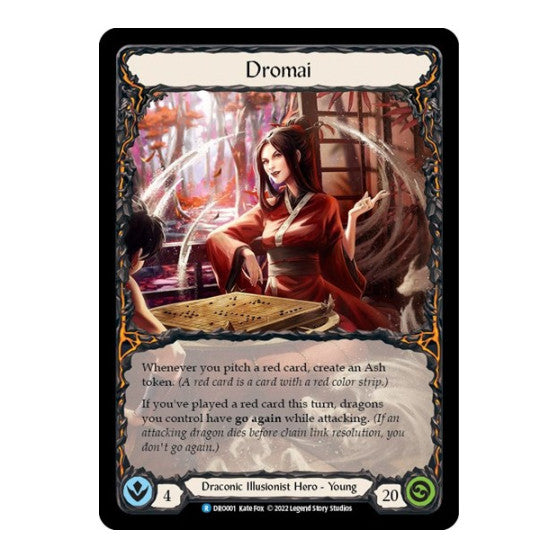 Dromai (DRO) #DRO001 Rare (Rainbow Foil Near Mint) Blitz Deck: Uprising - Dromai Flesh and Blood TCG: 2022