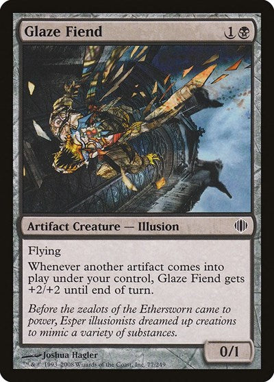 2008 Magic: Shards of Alara (ALA) - Glaze Fiend (#77, Common)