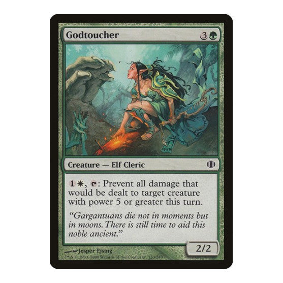 Godtoucher (ALA) #133 Common (Moderately Played) Shards of Alara Magic: The Gathering: 2008