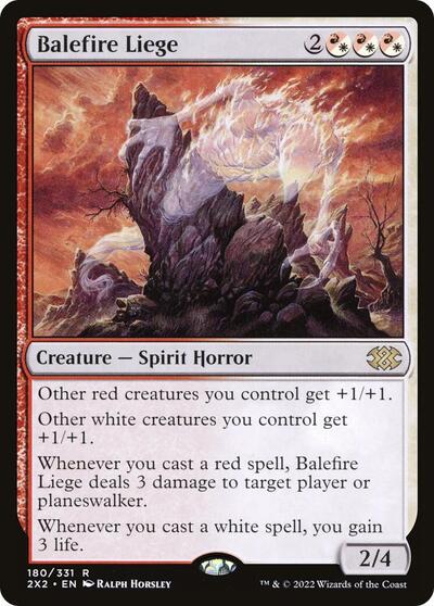 Balefire Liege (2X2) #180 Rare (Lightly Played) Double Masters 2022 Magic: The Gathering: 2022