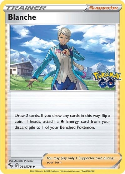 Blanche (PGO) #064/078 Uncommon (Moderately Played) Pokemon GO Pokemon: 2022