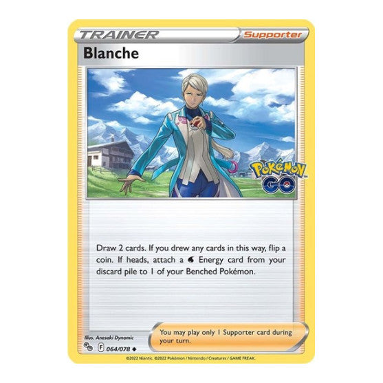 Blanche (PGO) #064/078 Uncommon (Moderately Played) Pokemon GO Pokemon: 2022