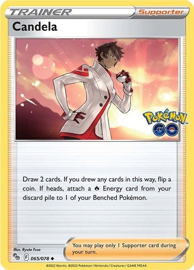 Candela (PGO) #065/078 Uncommon (Moderately Played) Pokemon GO Pokemon: 2022