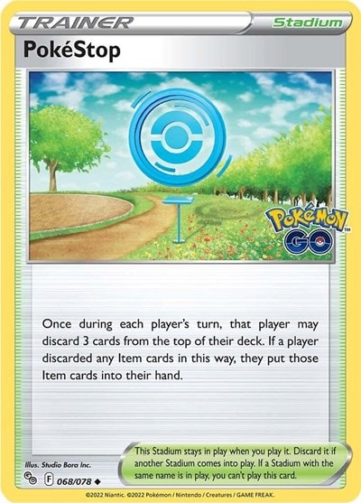PokeStop (PGO) #068/078 Uncommon (Moderately Played) Pokemon GO Pokemon: 2022