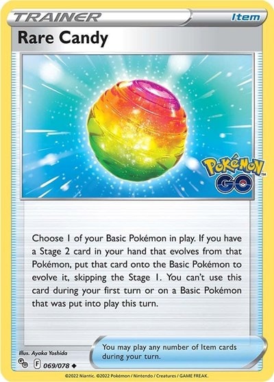 Rare Candy (PGO) #069/078 Uncommon (Moderately Played) Pokemon GO Pokemon: 2022