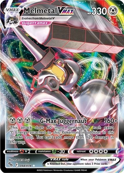 Melmetal VMAX (PGO) #048/078 Ultra Rare Pokemon GO Pokemon: 2022