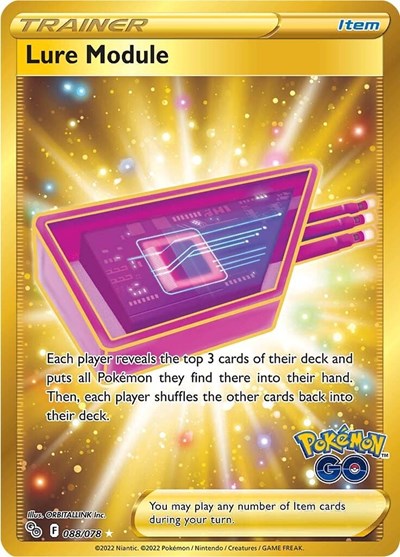 Lure Module Secret (PGO) #088/078 Secret Rare (Holofoil Near Mint) Pokemon GO Pokemon: 2022