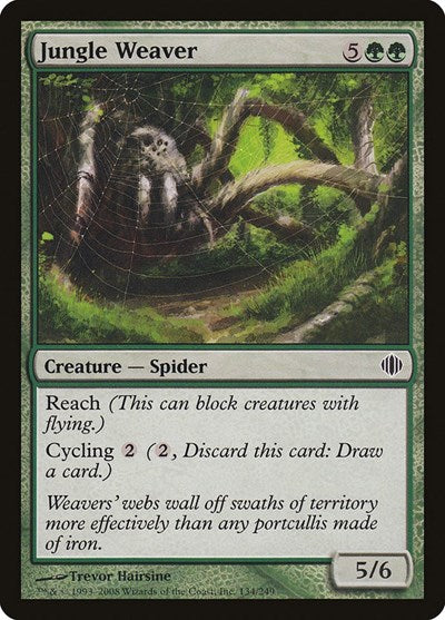 2008 Magic: Shards of Alara (ALA) - Jungle Weaver (#134, Common)