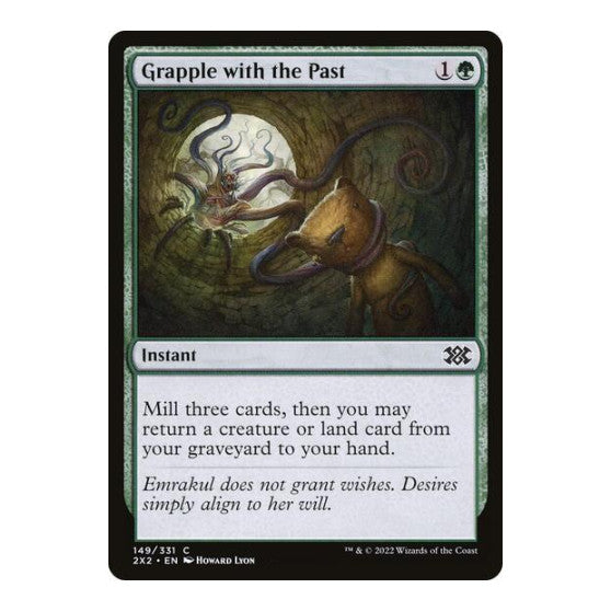 Grapple with the Past (2X2) #149 Common (Lightly Played) Double Masters 2022 Magic: The Gathering: 2022