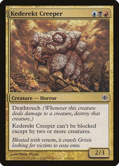 Kederekt Creeper (ALA) #176 Common (Moderately Played) Shards of Alara Magic: The Gathering: 2008