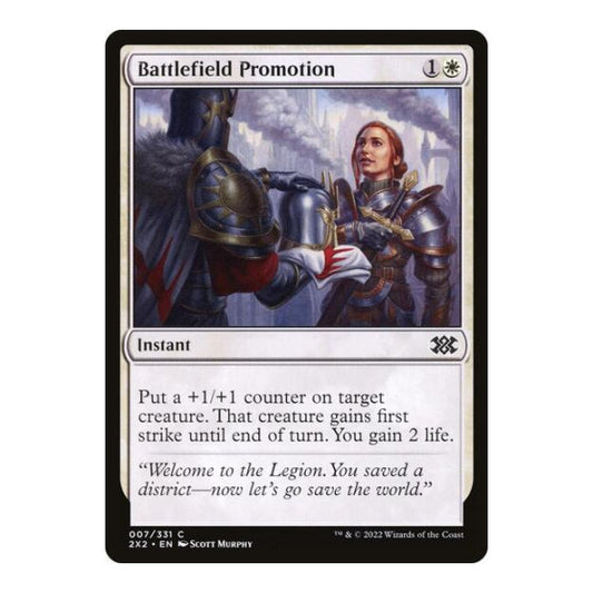 Battlefield Promotion (2X2) #7 Common (Lightly Played) Double Masters 2022 Magic: The Gathering: 2022