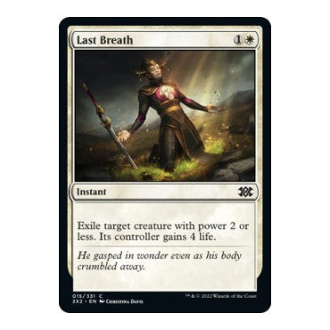 Last Breath (2X2) #15 Common (Foil Lightly Played) Double Masters 2022 Magic: The Gathering: 2022