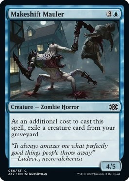 Makeshift Mauler (2X2) #56 Common (Lightly Played) Double Masters 2022 Magic: The Gathering: 2022