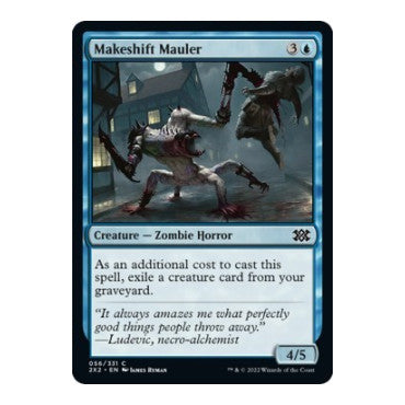 Makeshift Mauler (2X2) #56 Common (Lightly Played) Double Masters 2022 Magic: The Gathering: 2022