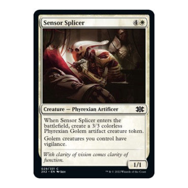 Sensor Splicer (2X2) #29 Common (Lightly Played) Double Masters 2022 Magic: The Gathering: 2022