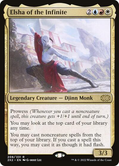 Elsha of the Infinite (2X2) #208 Rare (Lightly Played) Double Masters 2022 Magic: The Gathering: 2022