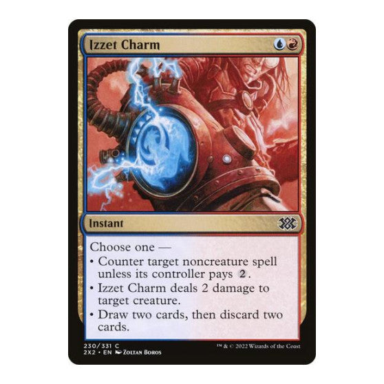 Izzet Charm (2X2) #230 Common (Lightly Played) Double Masters 2022 Magic: The Gathering: 2022