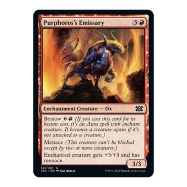 Purphoross Emissary (2X2) #121 Common (Lightly Played) Double Masters 2022 Magic: The Gathering: 2022