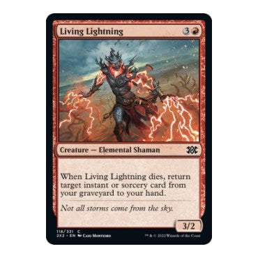 Living Lightning (2X2) #118 Common (Lightly Played) Double Masters 2022 Magic: The Gathering: 2022