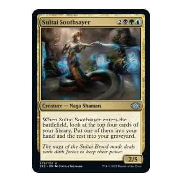 Sultai Soothsayer (2X2) #279 Uncommon (Foil Lightly Played) Double Masters 2022 Magic: The Gathering: 2022