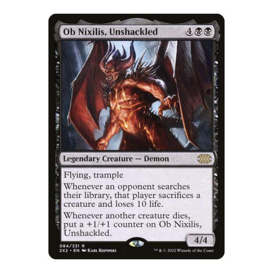 Ob Nixilis, Unshackled (2X2) #84 Rare (Near Mint) Double Masters 2022 Magic: The Gathering: 2022