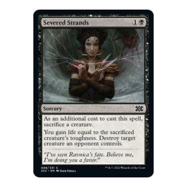 Severed Strands (2X2) #88 Common (Lightly Played) Double Masters 2022 Magic: The Gathering: 2022