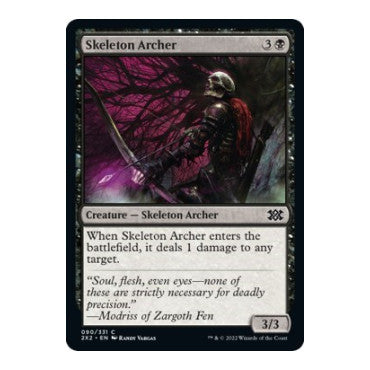 Skeleton Archer (2X2) #90 Common (Lightly Played) Double Masters 2022 Magic: The Gathering: 2022