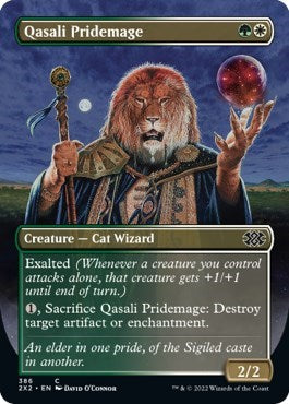 2022 Magic: Double Masters 2022 (2X2) - Qasali Pridemage Borderless (#386, Common) (Lightly Played)