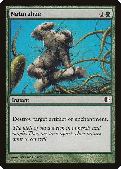 Naturalize (ALA) #141 Common Shards of Alara Magic: The Gathering: 2008