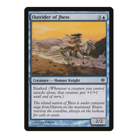 Outrider of Jhess (ALA) #52 Common Shards of Alara Magic: The Gathering: 2008