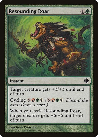 Resounding Roar (ALA) #144 Common Shards of Alara Magic: 2008