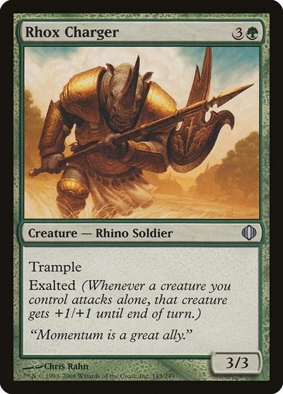 Rhox Charger (ALA) #145 Uncommon Shards of Alara Magic: The Gathering: 2008