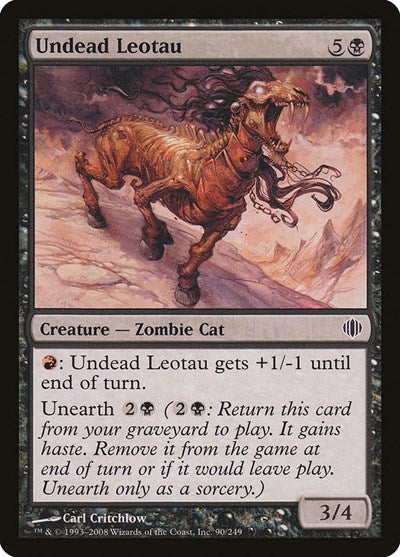 Undead Leotau (ALA) #90 Common Shards of Alara Magic: 2008