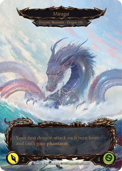 Invoke Miragai Miragai Marvel (UPR) #UPR012 Marvel (Cold Foil Near Mint) Uprising Flesh and Blood TCG: 2022
