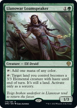 Llanowar Loamspeaker (DMU) #170 Rare (Lightly Played) Dominaria United Magic: The Gathering: 2022