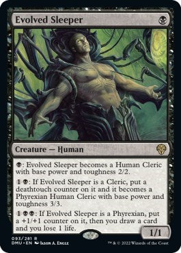 Evolved Sleeper (DMU) #93 Rare Dominaria United Magic: The Gathering: 2022