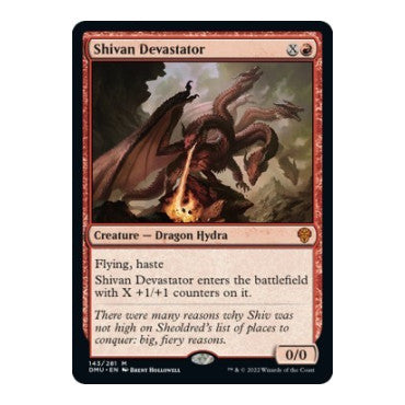 Shivan Devastator (DMU) #143 Mythic Rare (Lightly Played) Dominaria United Magic: The Gathering: 2022